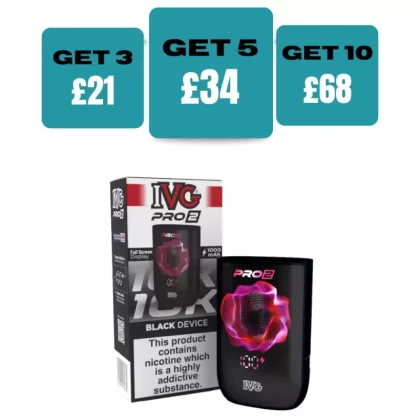 IVG Pro 2 Pod Kit Device 1000mAh – £7.99 or 3 for £21 - RED