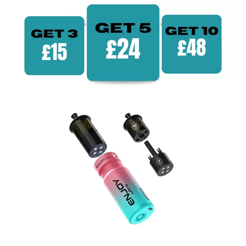 Enjoy Ultra 9000 Prefilled Pod Refills - Blueberry Sour Raspberry