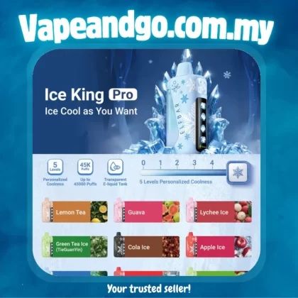 Elfbar Ice King Pro 45k Disposable Genuine Stock Buy Now
