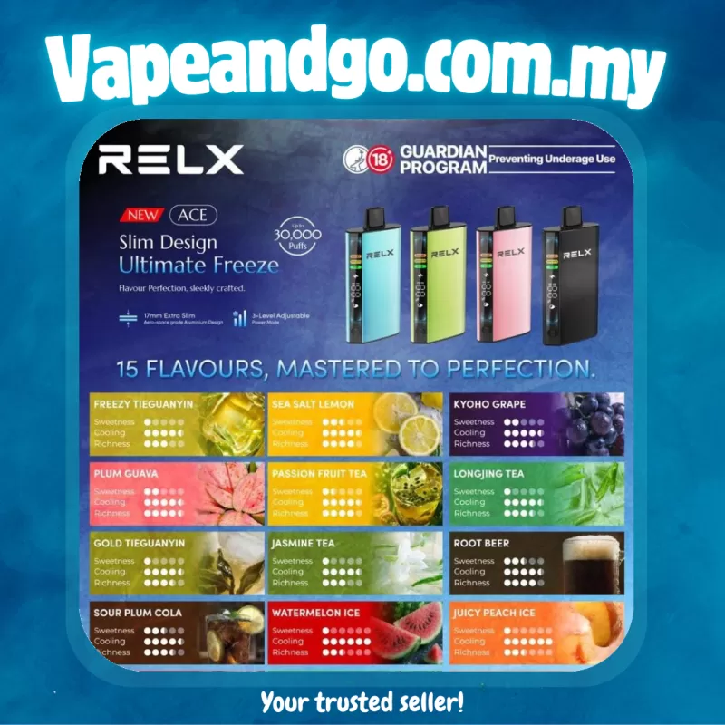 RELX Ace 30k Disposable Genuine Stock Buy Now