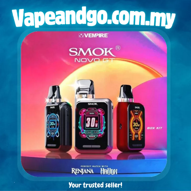 SMOK NOVO GT Box Kit & Cartridge Genuine Stock Buy Now