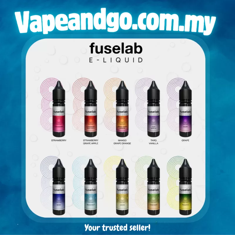 Fuselab E-Liquid 15ml 20mg Akta 852 Registered Genuine Stock Buy Now