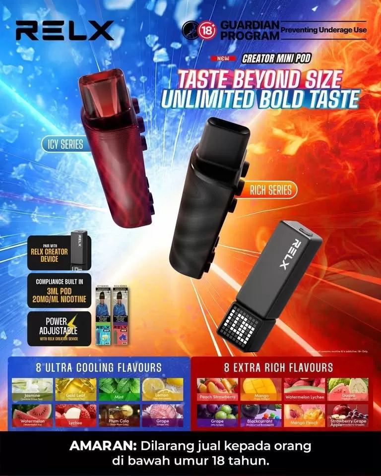 RELX Creator Mini Pod 3ml Genuine Stock Buy Now - Image 2