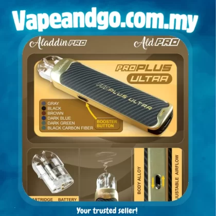Aladdin Pro Plus Ultra Device 1200mAh Built-In Battery Genuine Stock Buy Now