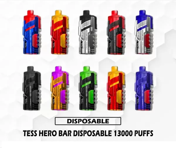 Tess Hero Bar 13K Puff Disposable Vape (BUY 10 FREE 2) - Image 3