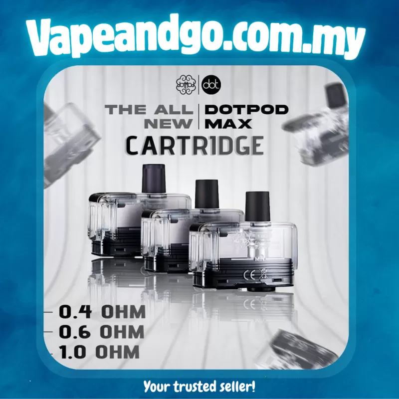 Dotpod Max Replacement Pod 2 Pcs Pack Genuine Stock Buy Now
