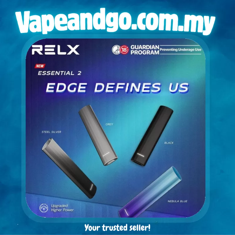 RELX Essential 2 Device Kit 380mAh Built-In Battery Genuine Stock Buy Now