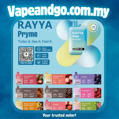 Elfbar Rayya Pryme 3k puff Disposable Genuine Stock Buy Now