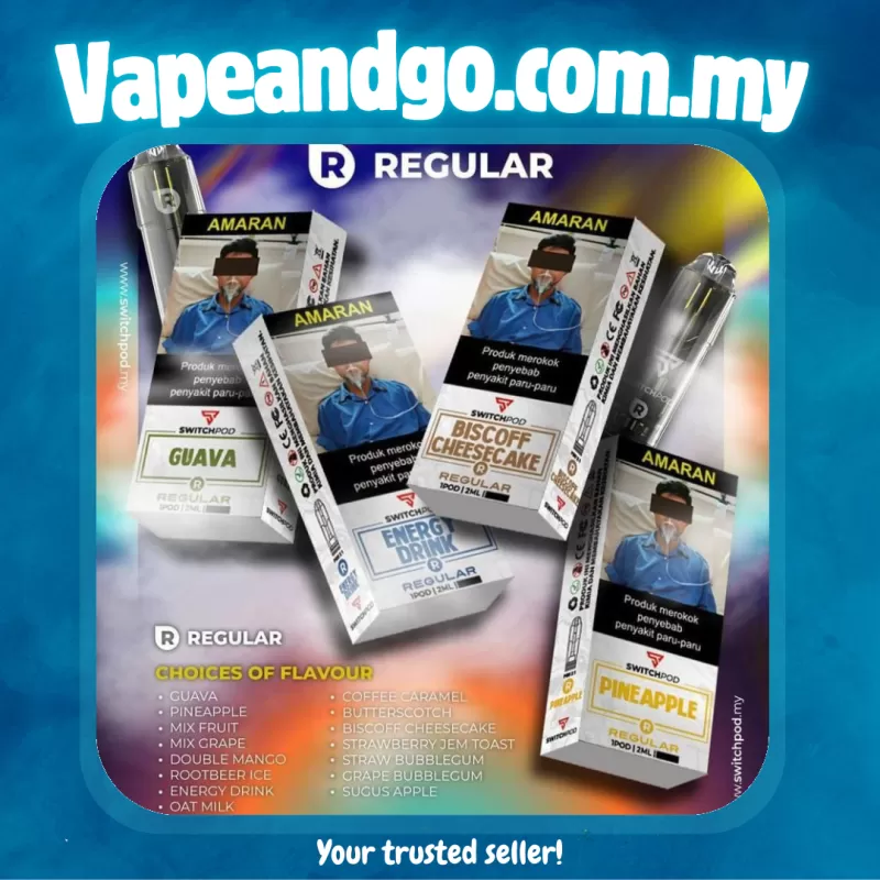 Switchpod By Unity Pre-Filled Cartridge 2ml Single Pack Akta 852 Registered Genuine Stock Buy Now