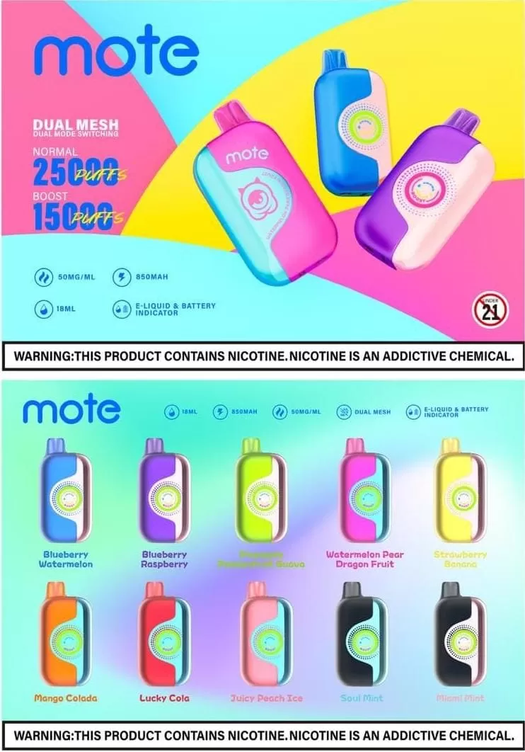 Mote 25k puffs Disposable Genuine Stock Buy Now - Image 2
