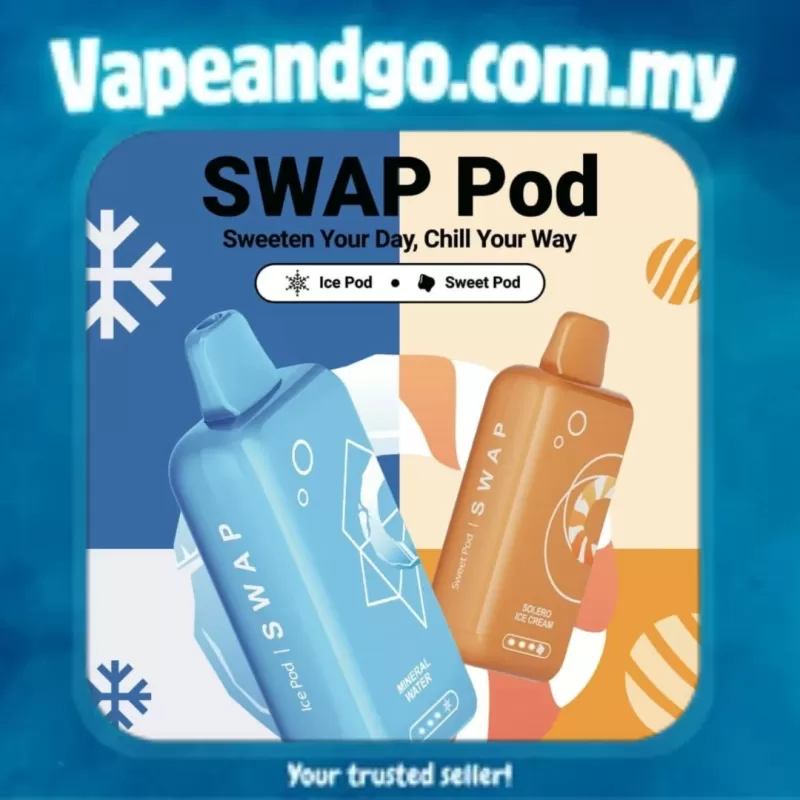 Elfbar Swap Pod 25000 Puffs Prefilled Cartridge (Ice & Sweet Series) Genuine Stock Buy Now