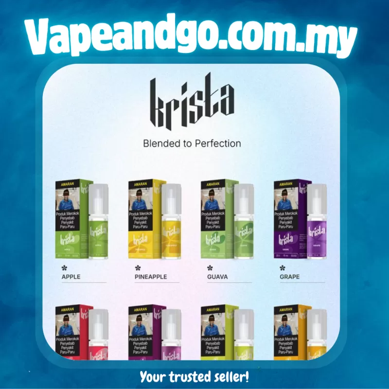 Krista 15ml Salt & HTPC By Kardinal Akta 852 Registered Genuine Stock Buy Now