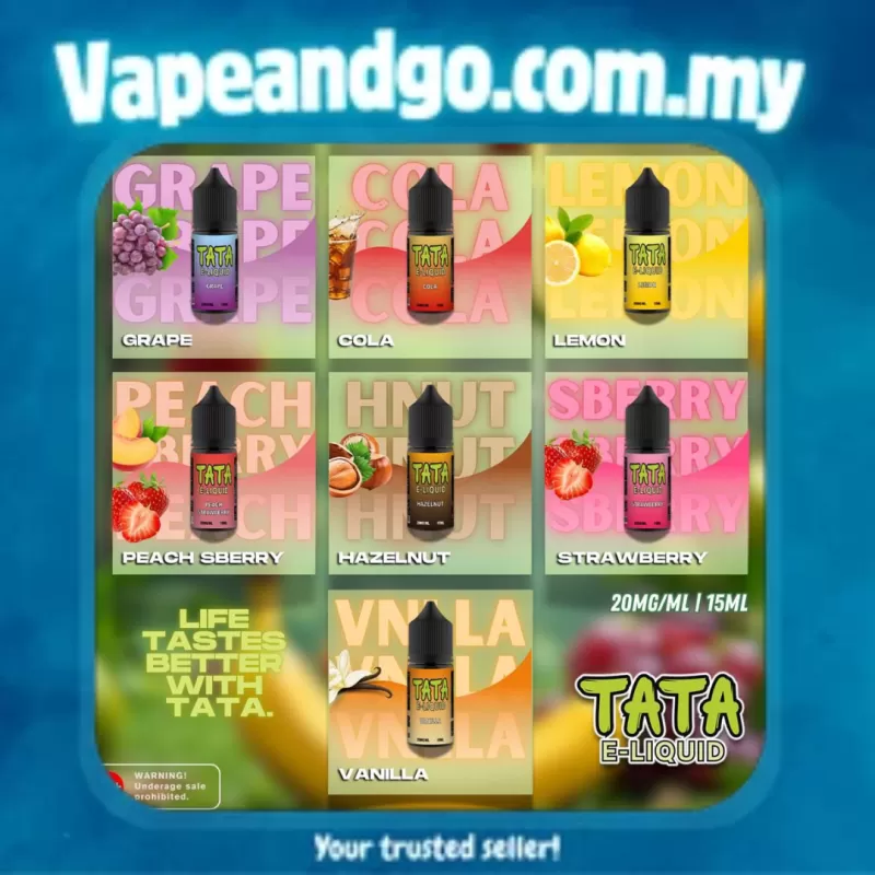 Tata 15ml E-Liquid by Snowwolf 20mg Akta 852 Registered Genuine Stock Buy Now