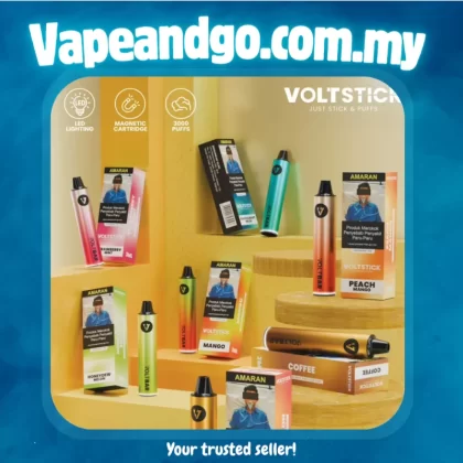 Volt stick 3000 Puff Starter Kit Pack by VOLT BAR Akta 852 Registered Genuine Stock Buy Now
