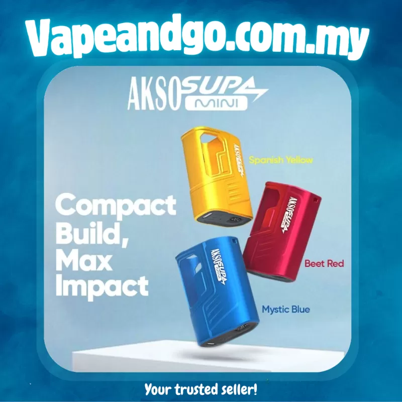Akso Supa Mini Device Kit 650mAh Rechargeable Battery Genuine Stock Buy Now