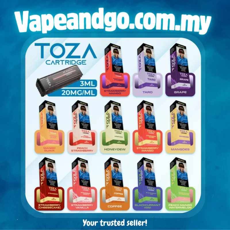 Aladdin Pro Toza 3ml Pre-Filled Cartridge 20mg Akta 852 Registered Genuine Stock Buy Now