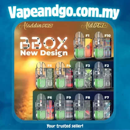 Aladdin BBox Device 650mAh Built-In Battery (New Design 2025) Akta 852 Registered By Aladdin Pro Genuine Stock Buy Now