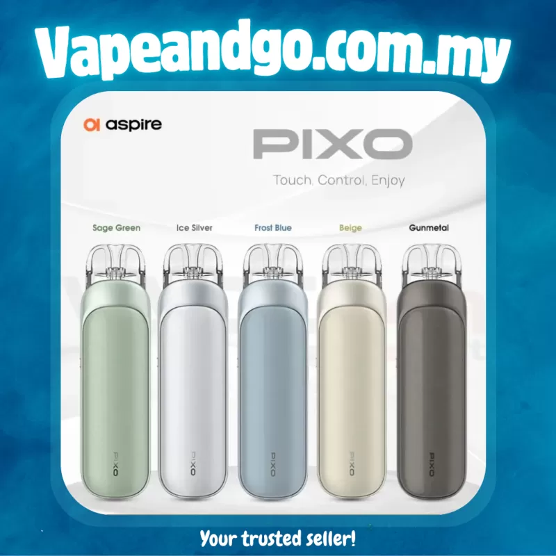 Aspire Pixo Pod Vape Kit & Cartridge Built-in 1100mAh battery Genuine Stock Buy Now