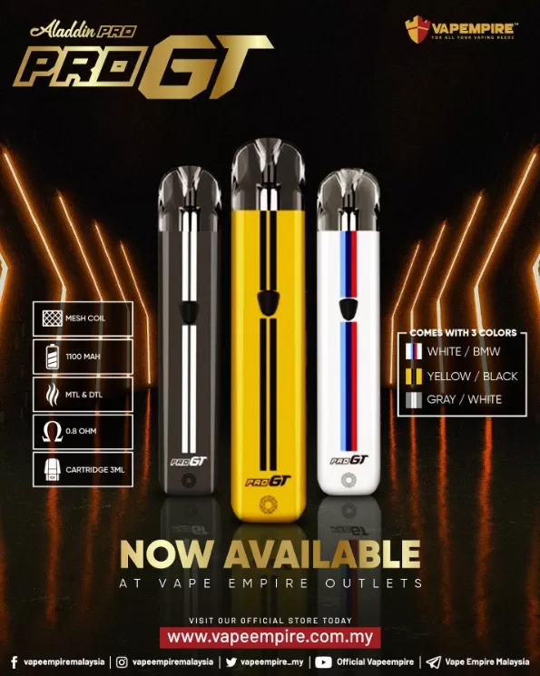 Aladdin Pro GT Pod Kit Device Built-in 1100mAh battery Genuine Stock Buy Now - Image 3