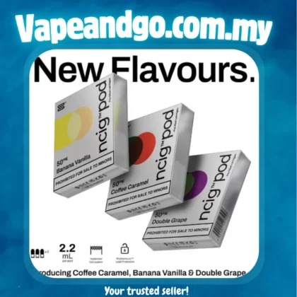 NCIG Pod Pre-filled Cartridge 3 Pcs Pack Genuine Stock Buy Now