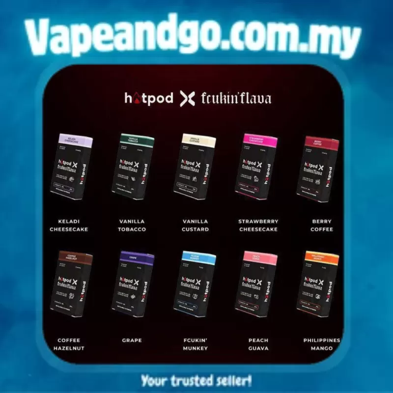 HOTPOD x FCUKIN’ FLAVA Pre-filled Cartridge Genuine Stock Buy Now