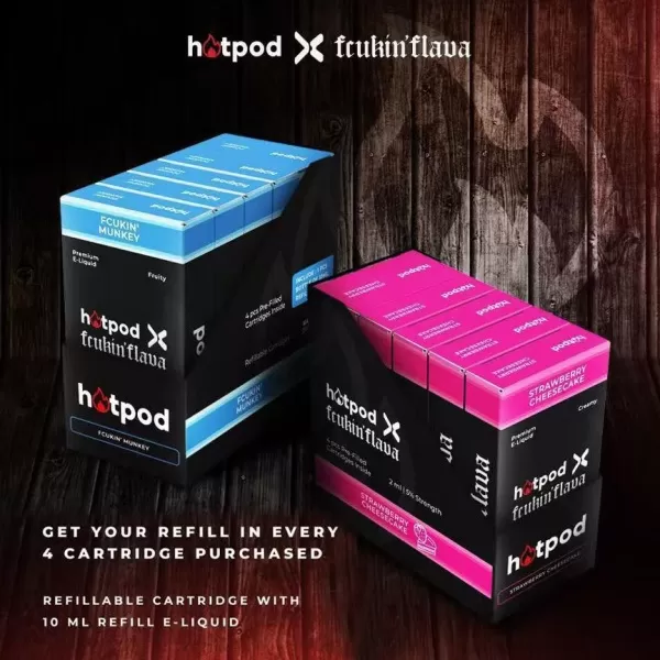 HOTPOD x FCUKIN’ FLAVA Pre-filled Cartridge Genuine Stock Buy Now - Image 3