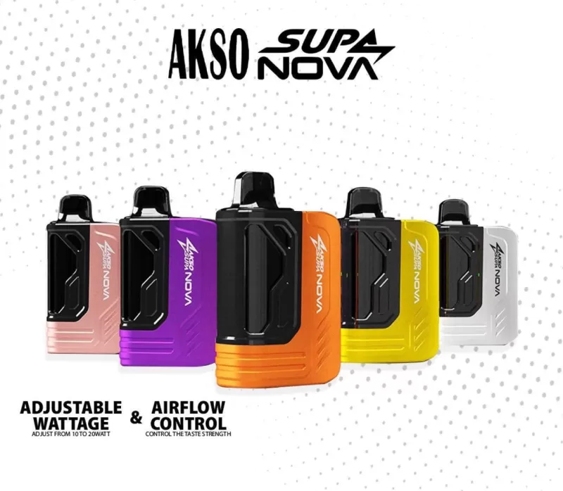 Akso Supa Starter Kit 12000 Puff Akso Supa Pro / Supa Nova Genuine Stock Buy Now - Image 3