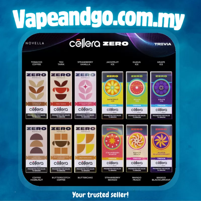 CELLERA ZERO Pre-filled Cartridge by SERAPOD Genuine Stock Buy Now