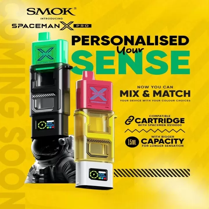 SMOK SPACEMAN X PRO – 15000 PUFFS Genuine Stock Buy Now - Image 3
