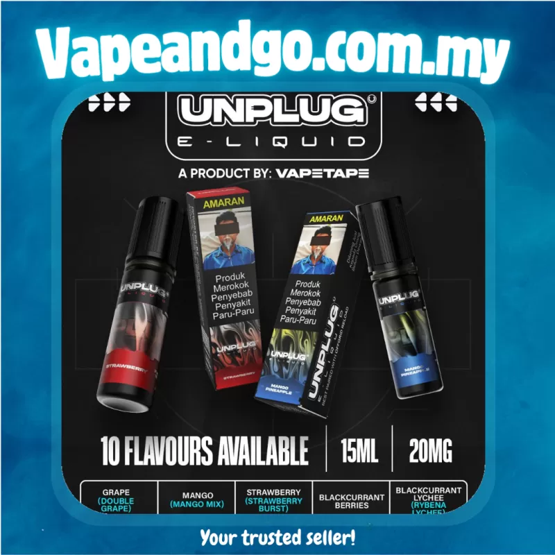 Unplug 15ml E-Liquid Product By VAPETAPE Genuine Stock Buy Now