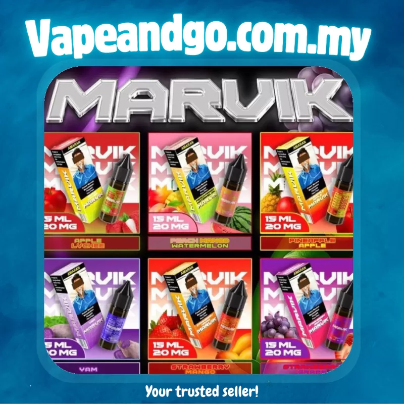 Marvik E-Liquid 15ml Genuine Stock Buy Now