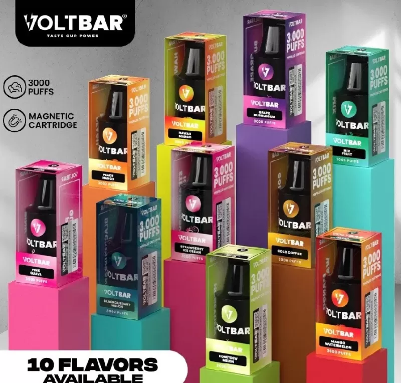 Voltbar 3000 Puffs Starter Kit & Cartridge Genuine Stock Buy Now - Image 2