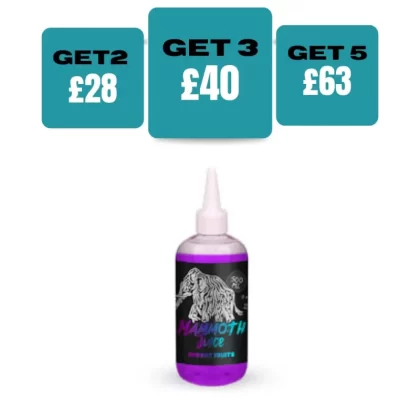 Mammoth Juice E-liquid 500ml - Raspberry Blue / No