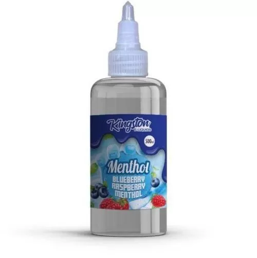Kingston E-liquids Menthol 500ml Shortfill - Blue Raspberry Menthol / No - Image 2