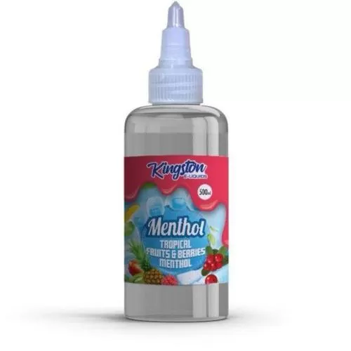 Kingston E-liquids Menthol 500ml Shortfill - Blue Raspberry Menthol / No - Image 3