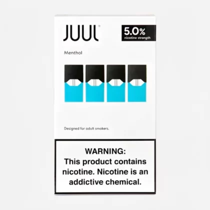 JUUL Menthol Disposable Pods Brisk Finish Vape Pods