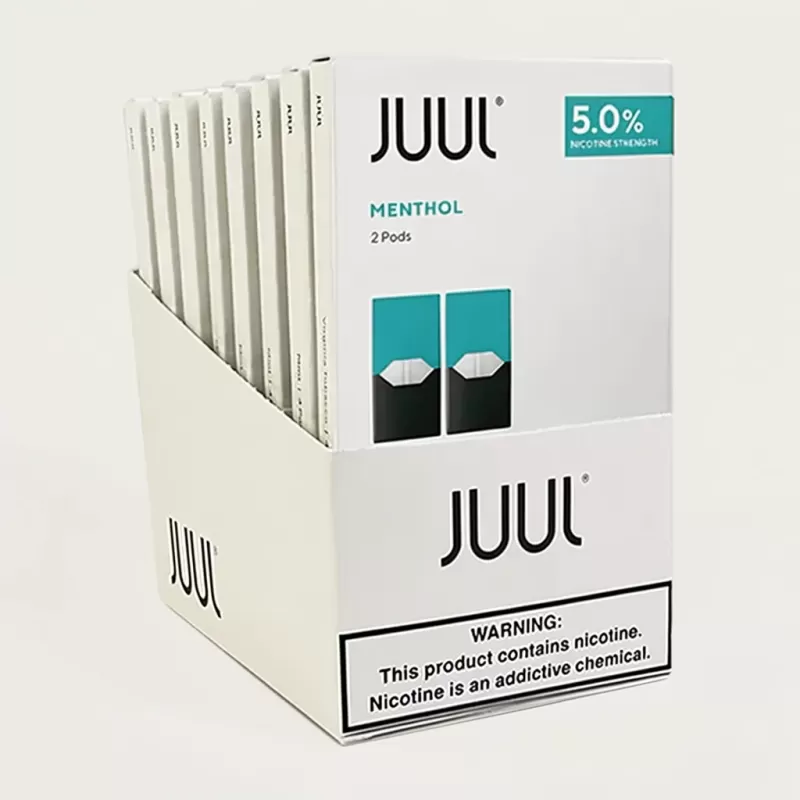 JUUL Menthol Disposable Pods Brisk Finish Vape Pods - Image 3