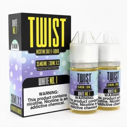 White No. 1 SALT – Twist E-Liquids – 60mL Sour Gummy NicSalt