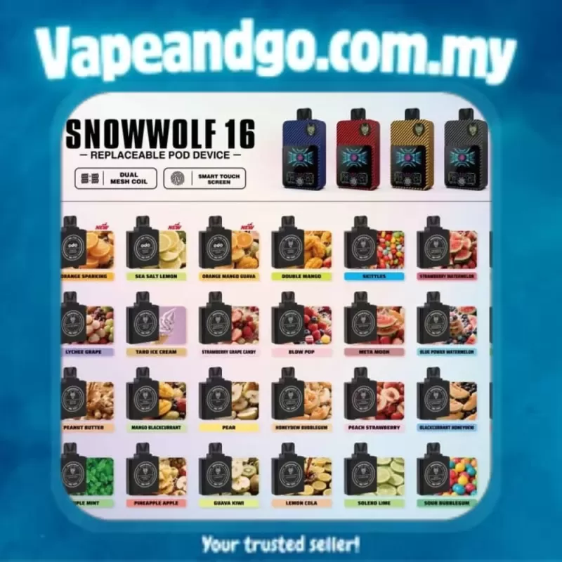 Snowwolf 16 Disposable 16000 Puff Genuine Stock Buy Now