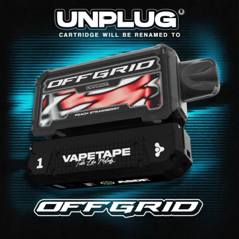 Vapetape Offgrid Cartridge Unplug 12000 Puff Pre-Filled Unplug 12K (Without Battery) Genuine Stock Buy Now