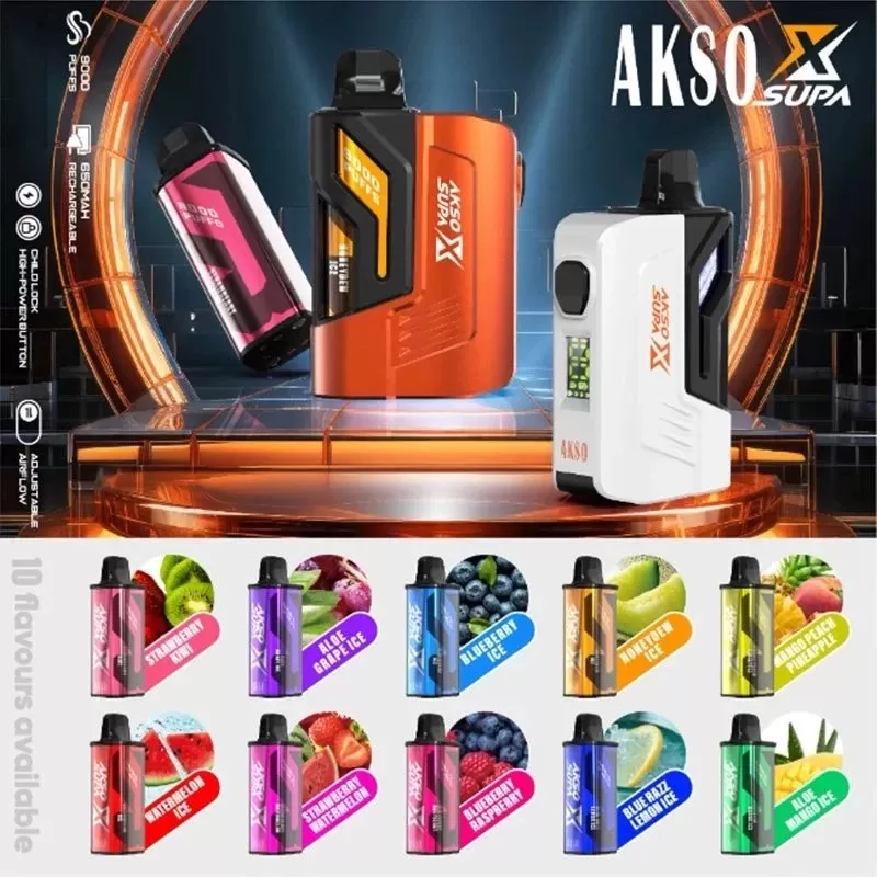 Akso Supa Cartridges 12000 Puff For Akso Supa Pro / Supa Nova 12k Pre-Filled Cartridges Genuine Stock Buy Now - Image 3
