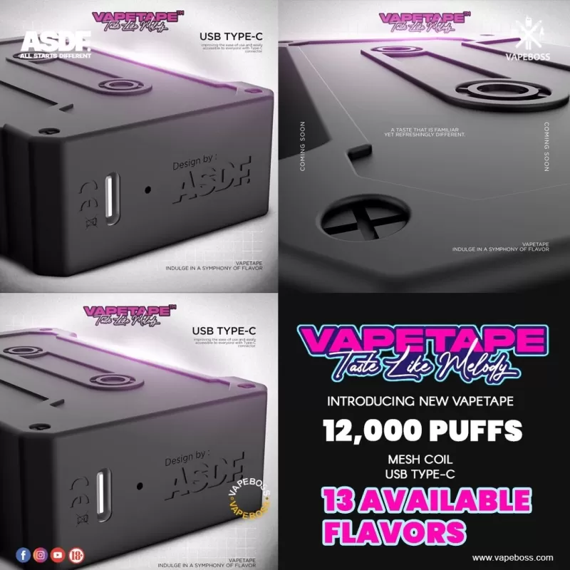 VAPETAPE 12000 PUFFS DISPOSABLE POD - Image 3