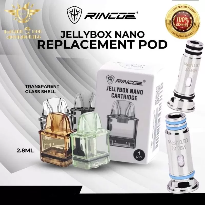 Rincoe Jellybox Nano / Nano 2 Cartridge & OCC Coils Genuine Stock Buy Now - Image 2