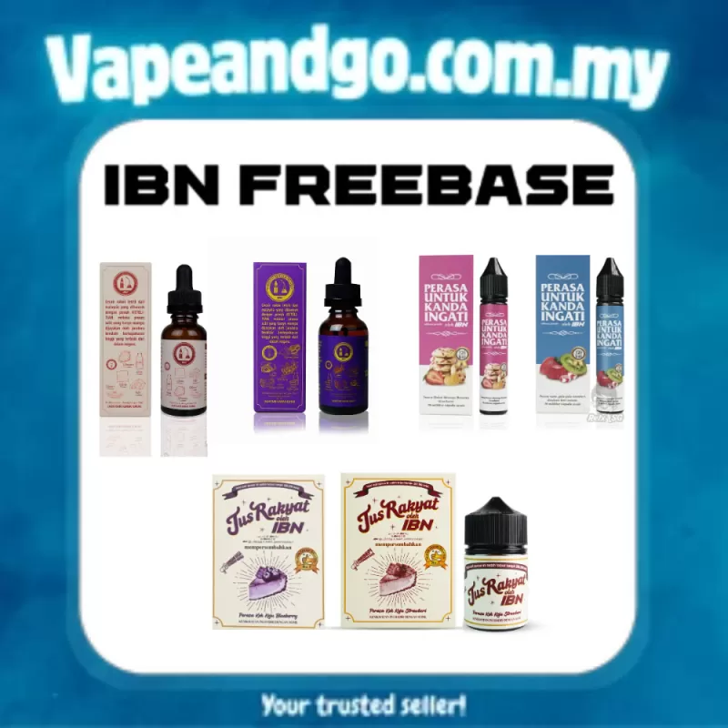 IBN Freebase 30ml V1/V2/V4/Jus Rakyat Genuine Stock Buy Now