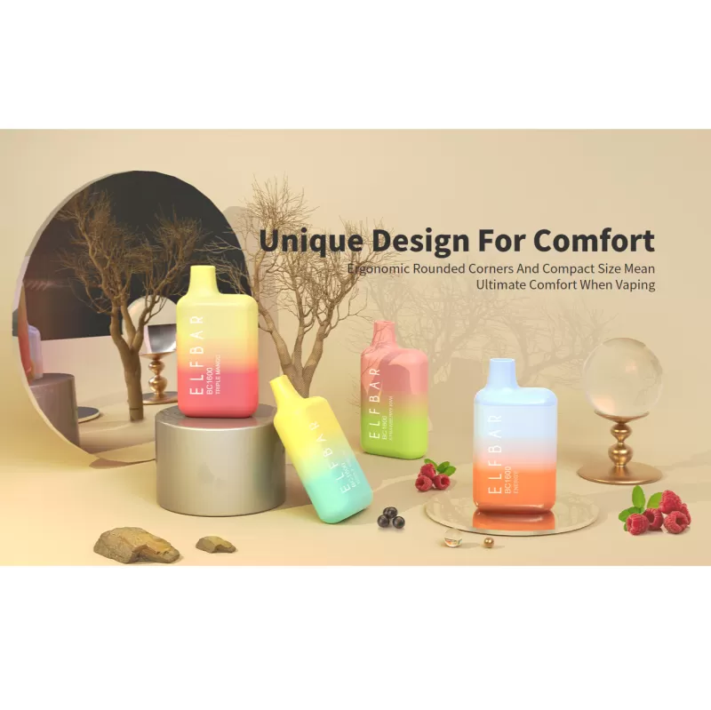 Elf Bar BC1000 Puff Disposable Pod - ️BLUE RAZZ ICE / ️WATERMELON ICE / ️VANILLA CUSTARD / ️TARO YAM / ️SAKURA GRAPE / ️STRAWBERRY MANGO / ️STRAWBERRY KIWI / ️STRAWBERRY ICE CREA / ️STRAWBERRY GRAPE / ️RED MOJITO / ️PEACH MANGO WATERMELON / ️MANGO PEACH / ️LEMON MINT / ️KIWI PASSION GUAVA / JUICY PEACH / ️GRAPE / ️ENERGY / ️CRANBERRY GRAPE / ️COFFEE HAZELNUT - Image 2