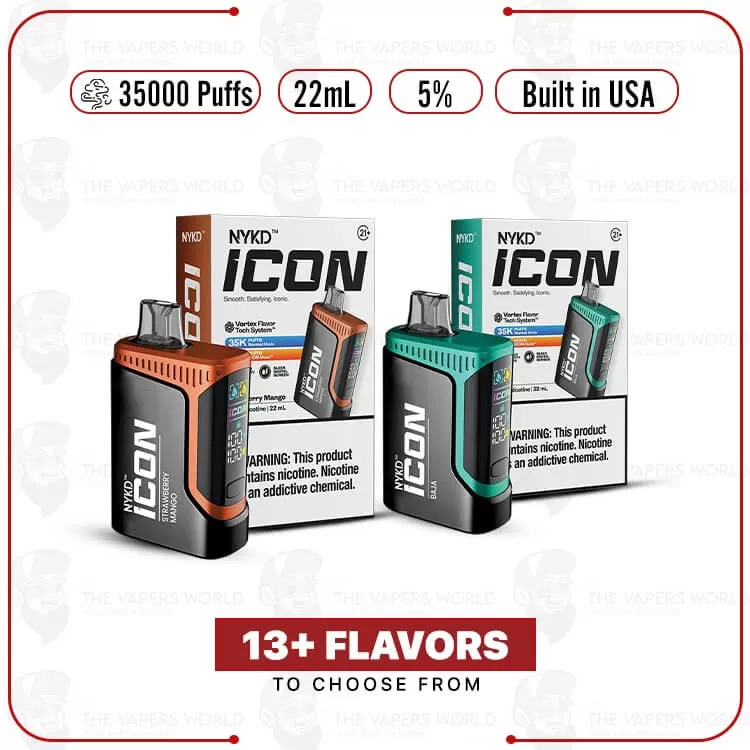 NYKD ICON 35K Puff Disposable – Texas Compliant