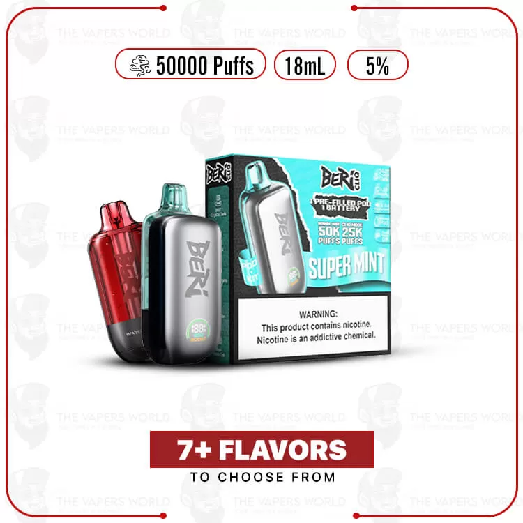 Beri Cliq 50K Puffs Disposable Vape Kit