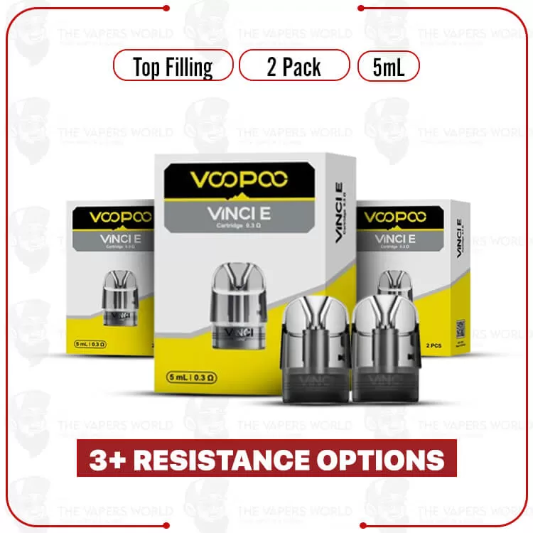 VooPoo Vinci E Replacement Pod – 2PK