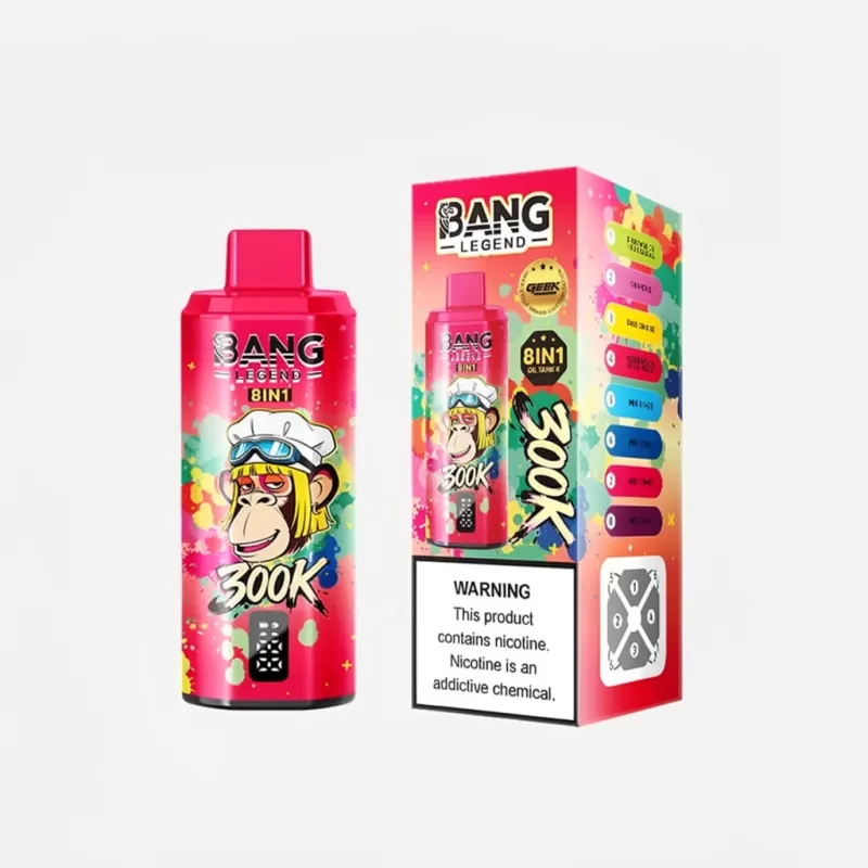 Bang Legend 8 in 1 300K Puffs Smart Display Disposable Vape - Image 3