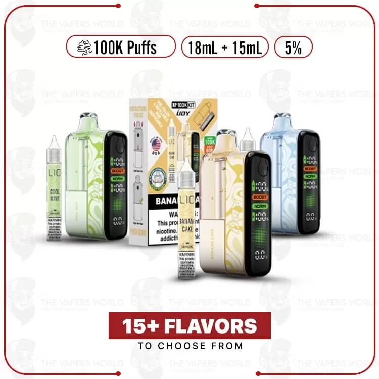 IJoy XP100K Puff Disposable Kit – 15ml Bottle
